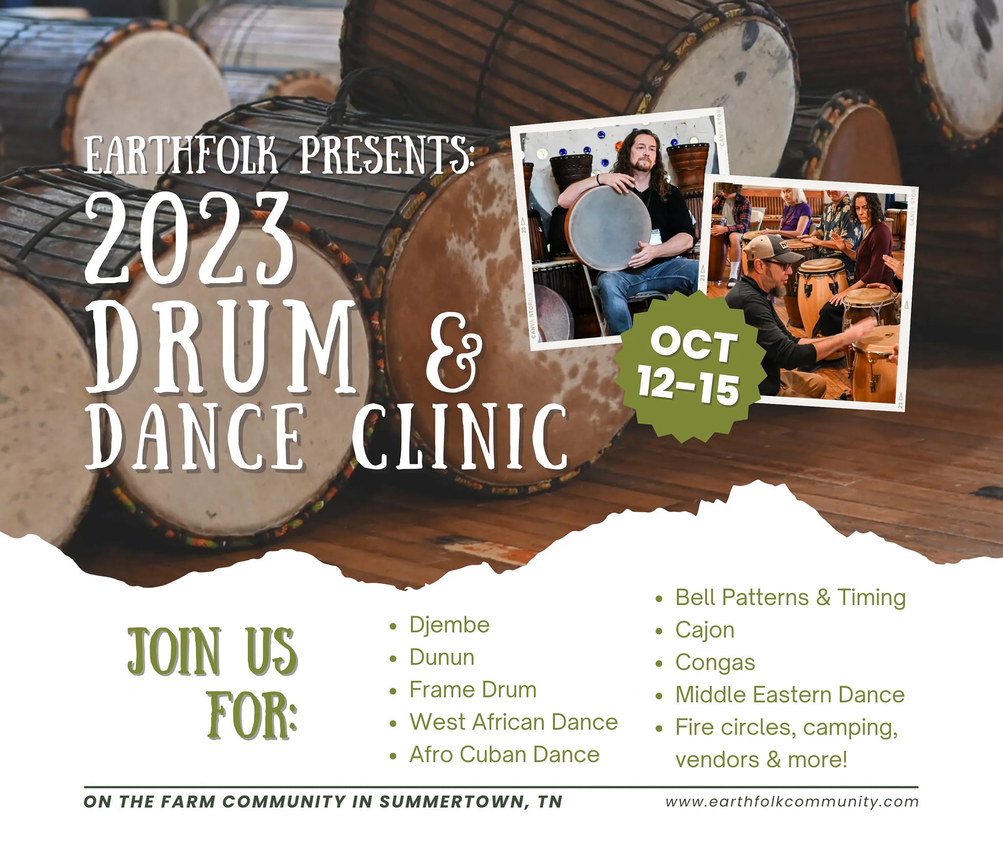 Earthfolk Drum and Dance Clinic 2023